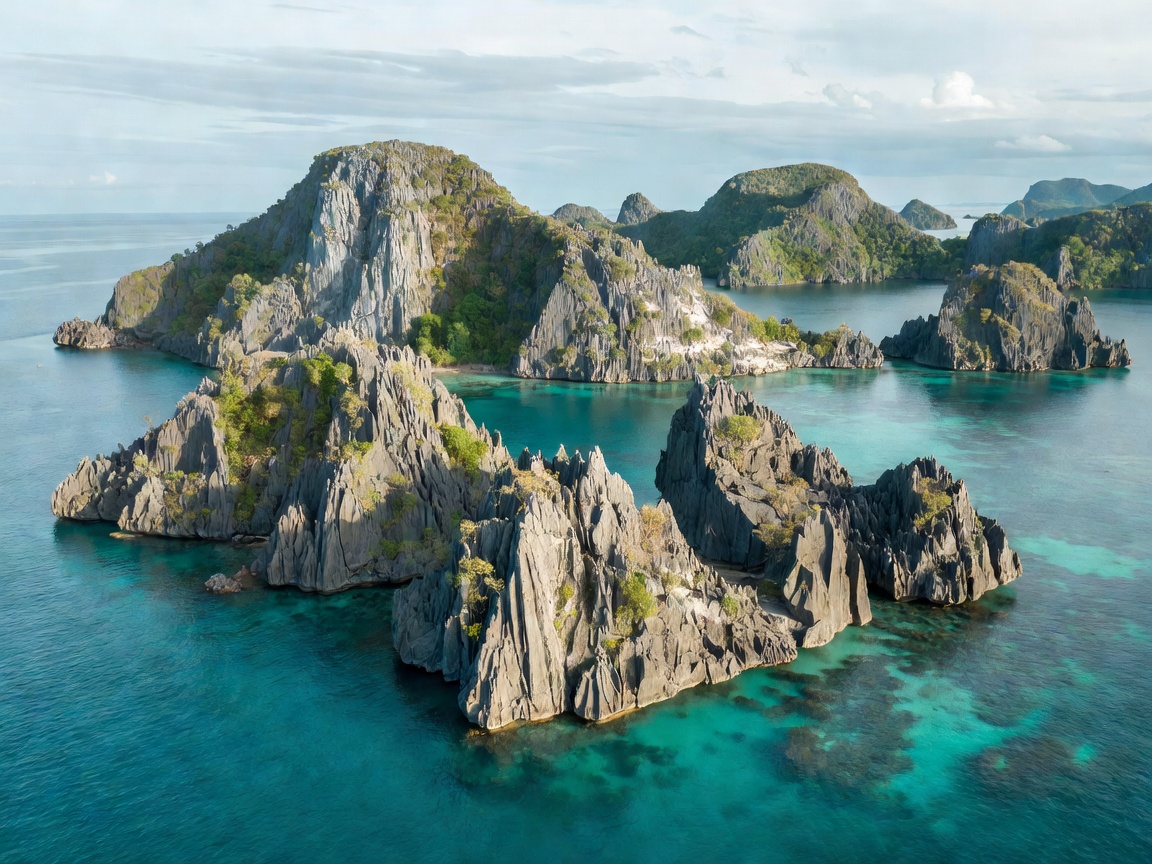 Wayag karst island formations in Raja Ampat West Papua Indonesia